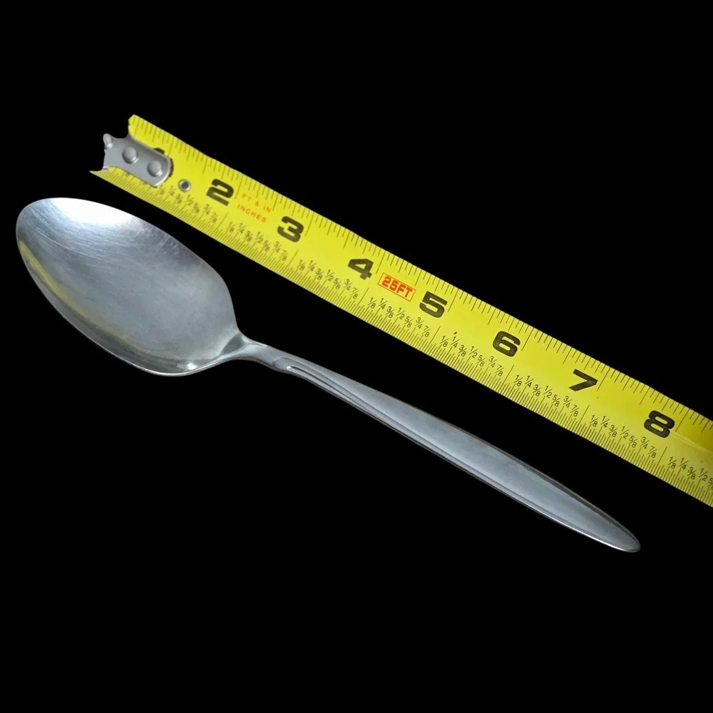 Oneida Oneidacraft Deluxe Stainless Delmar Taper Spoon 6 inch Vintage‎ Flatware